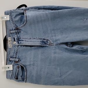 A&f curve love 90s slim straight ultra high rise